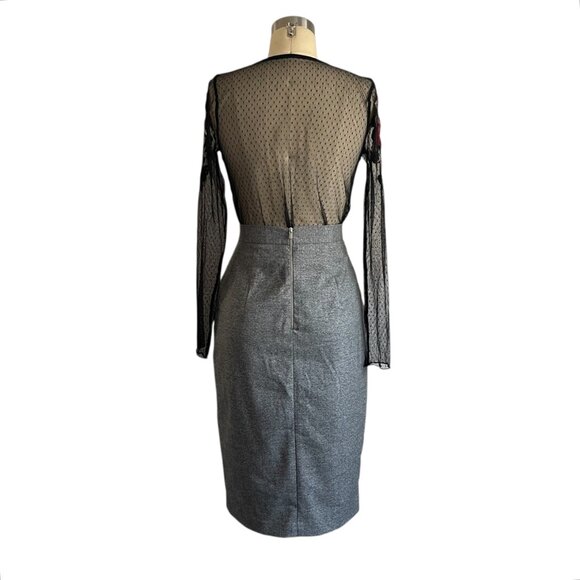 Banana Republic Gray High Waist Pencil Skirt - 4 - Picture 5 of 7